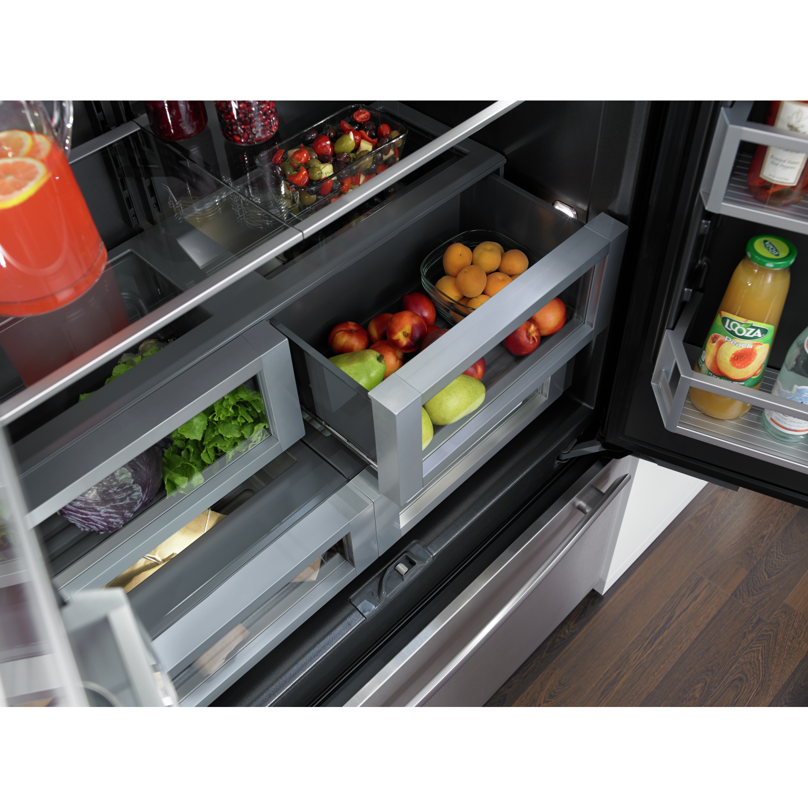 Jenn Air 42 Inch Built In French Door Refrigerator Jf42nxfxde